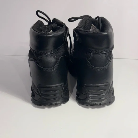 Black Men's Tactical Lace-Up Boots - Picture 8 of 9